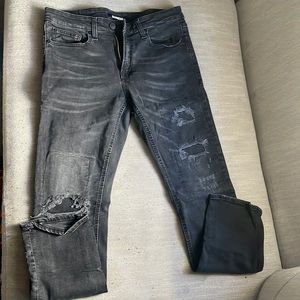 Express black jeans